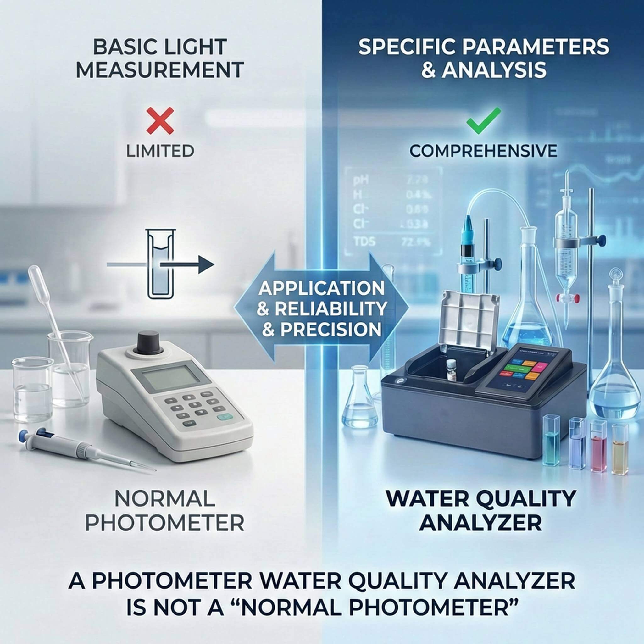 A Photometer Water Quality Analyzer Is Not a “Normal Photometer”