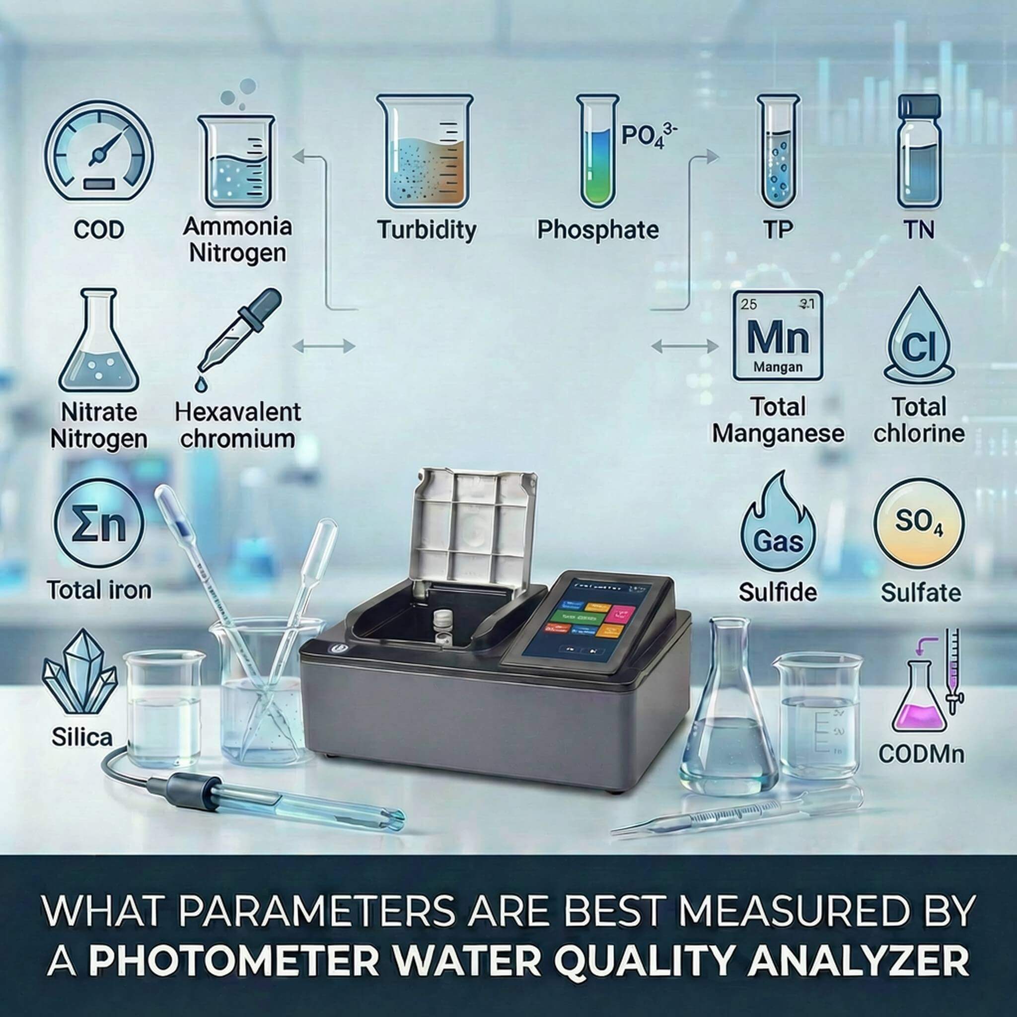 What Parameters Are Best Measured by a Photometer Water Quality Analyzer?