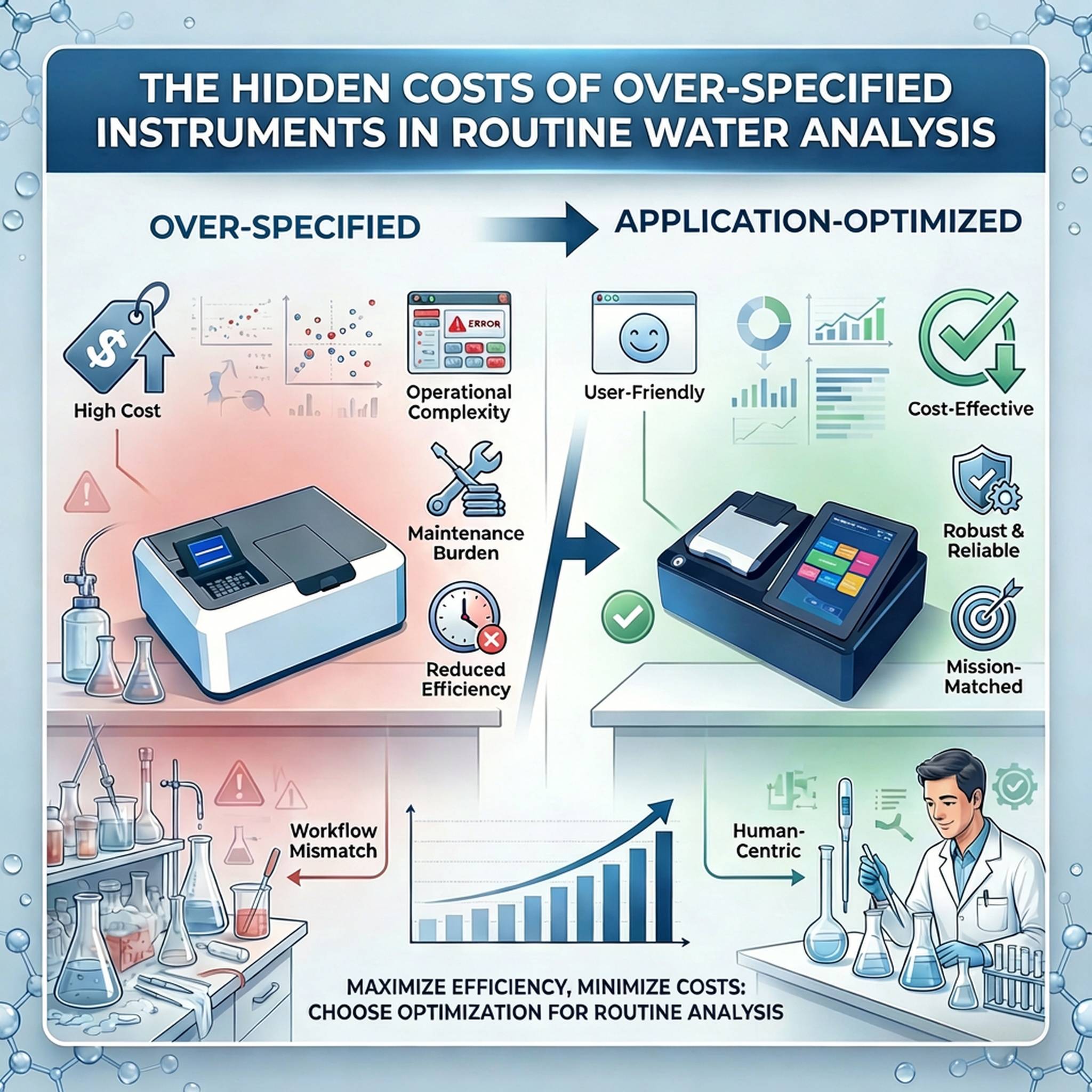 The Hidden Costs of Over-Specified Instruments in Routine Water Analysis