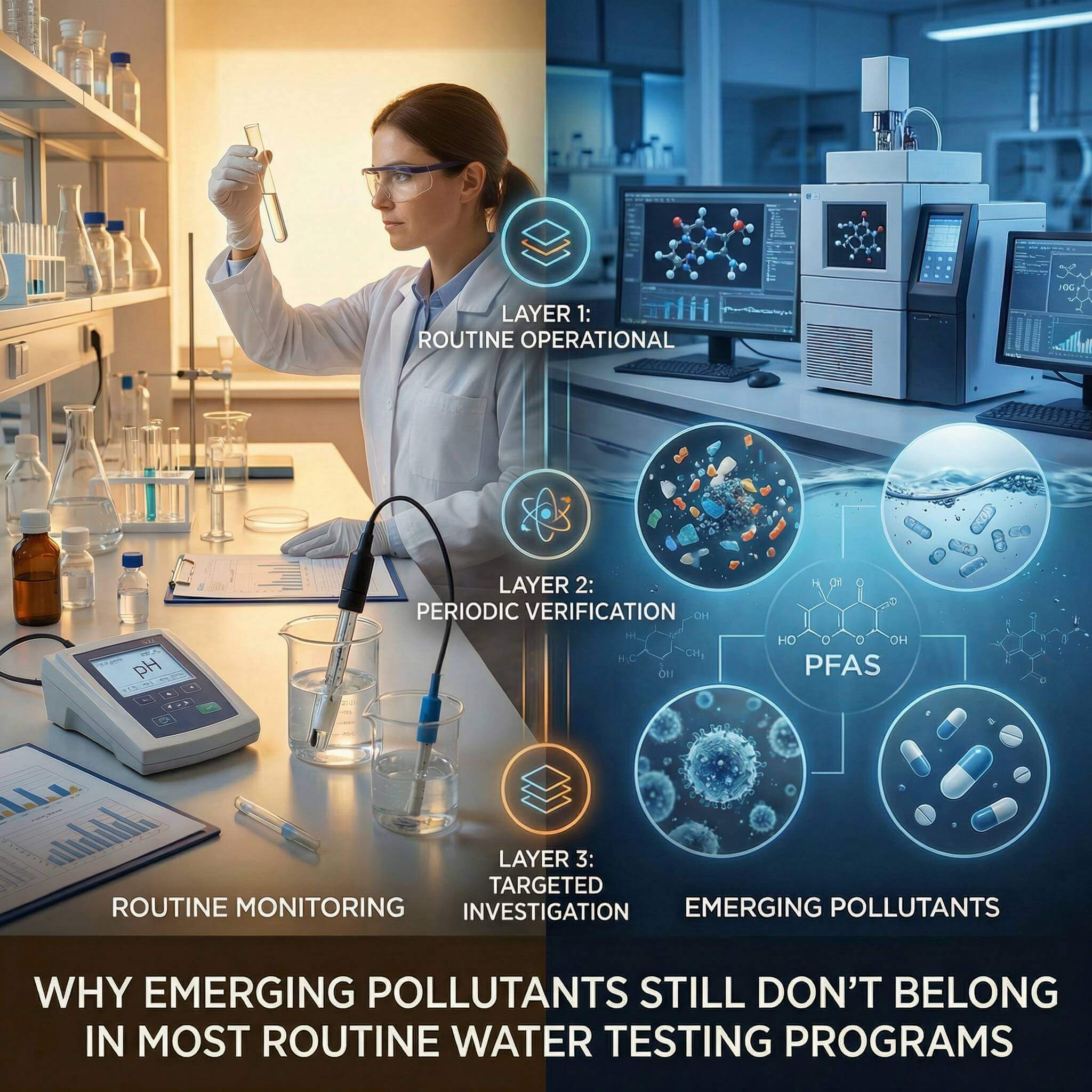 Why Emerging Pollutants Still Don’t Belong in Most Routine Water Testing Programs