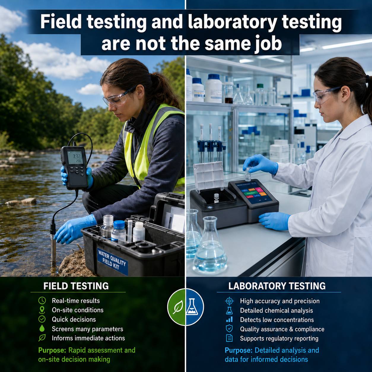 Field Testing and Laboratory Testing Are Not the Same Job