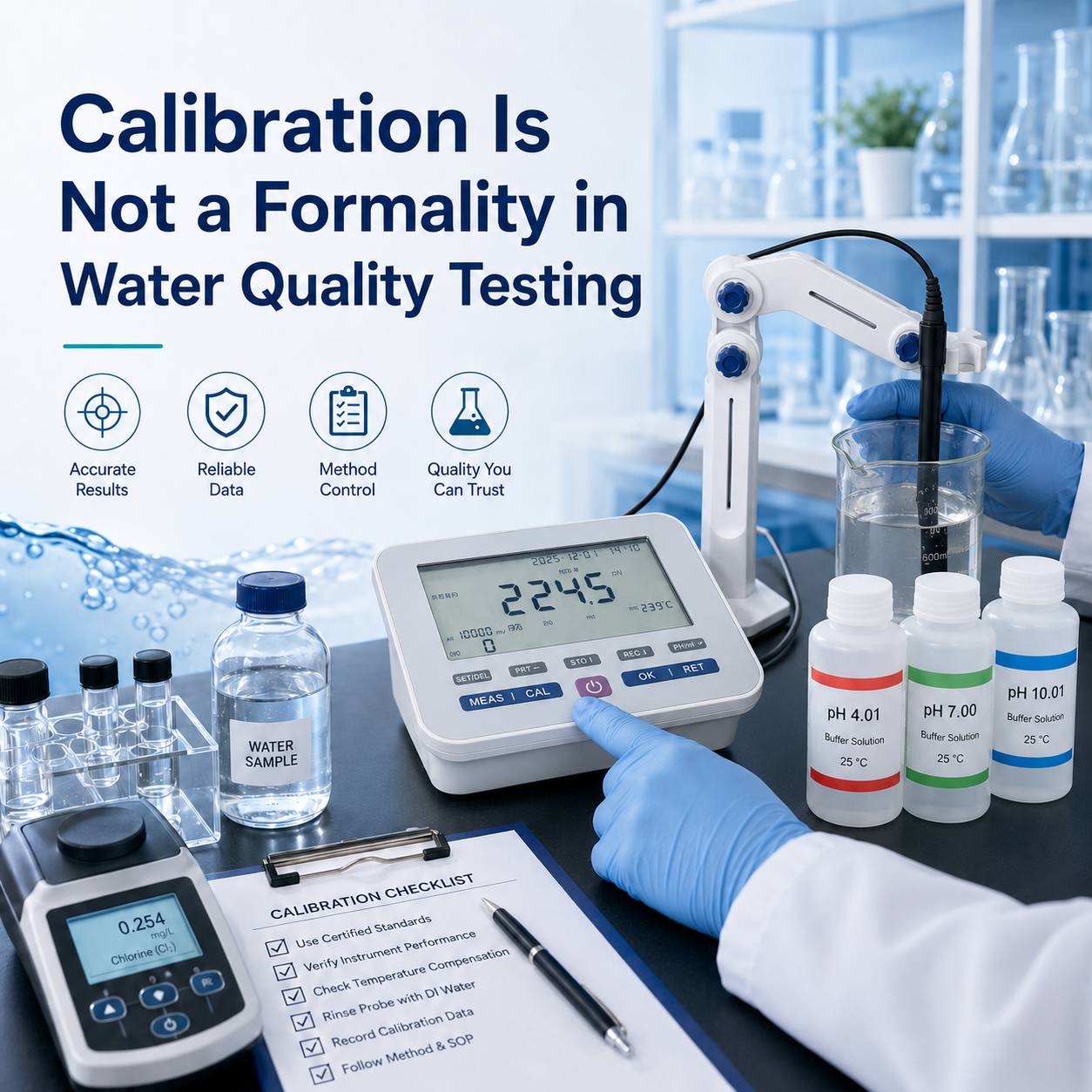 Calibration Is Not a Formality in Water Quality Testing