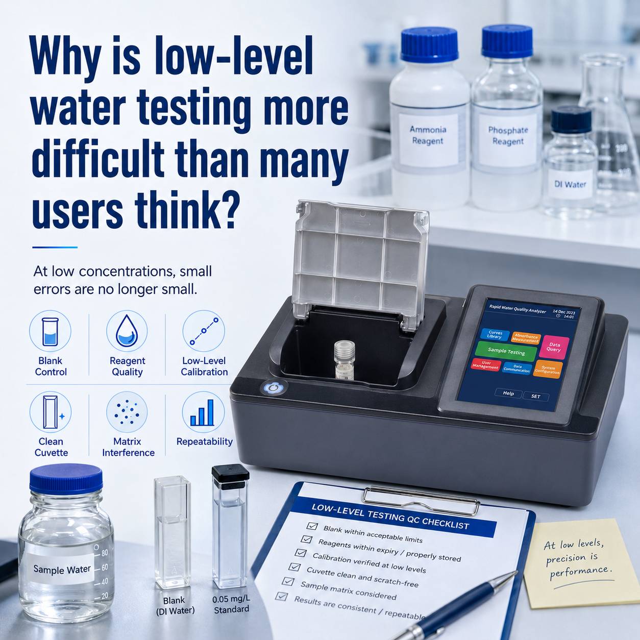 Why Low-Level Water Testing Is More Difficult Than Many Users Think