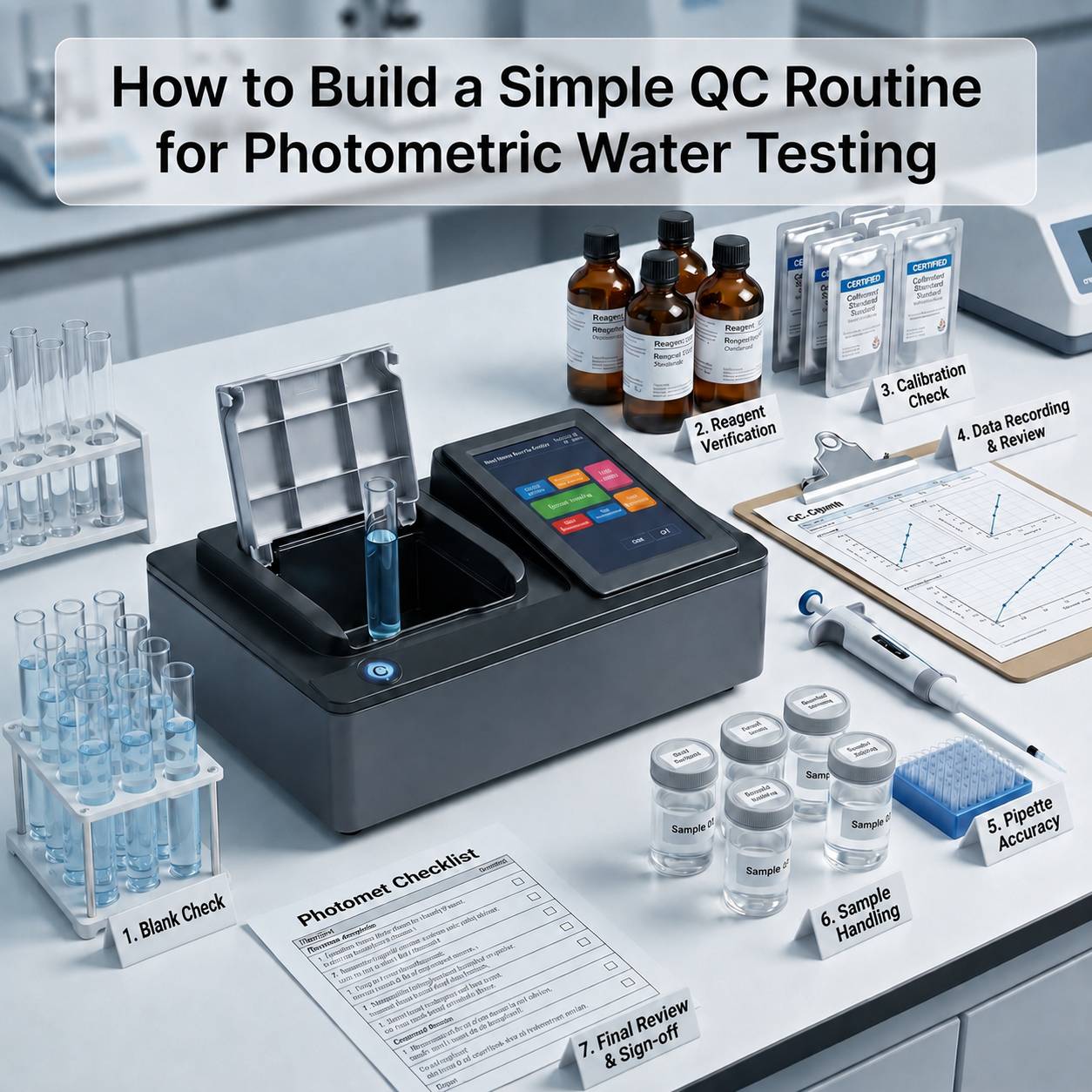 How to Build a Simple QC Routine for Photometric Water Testing