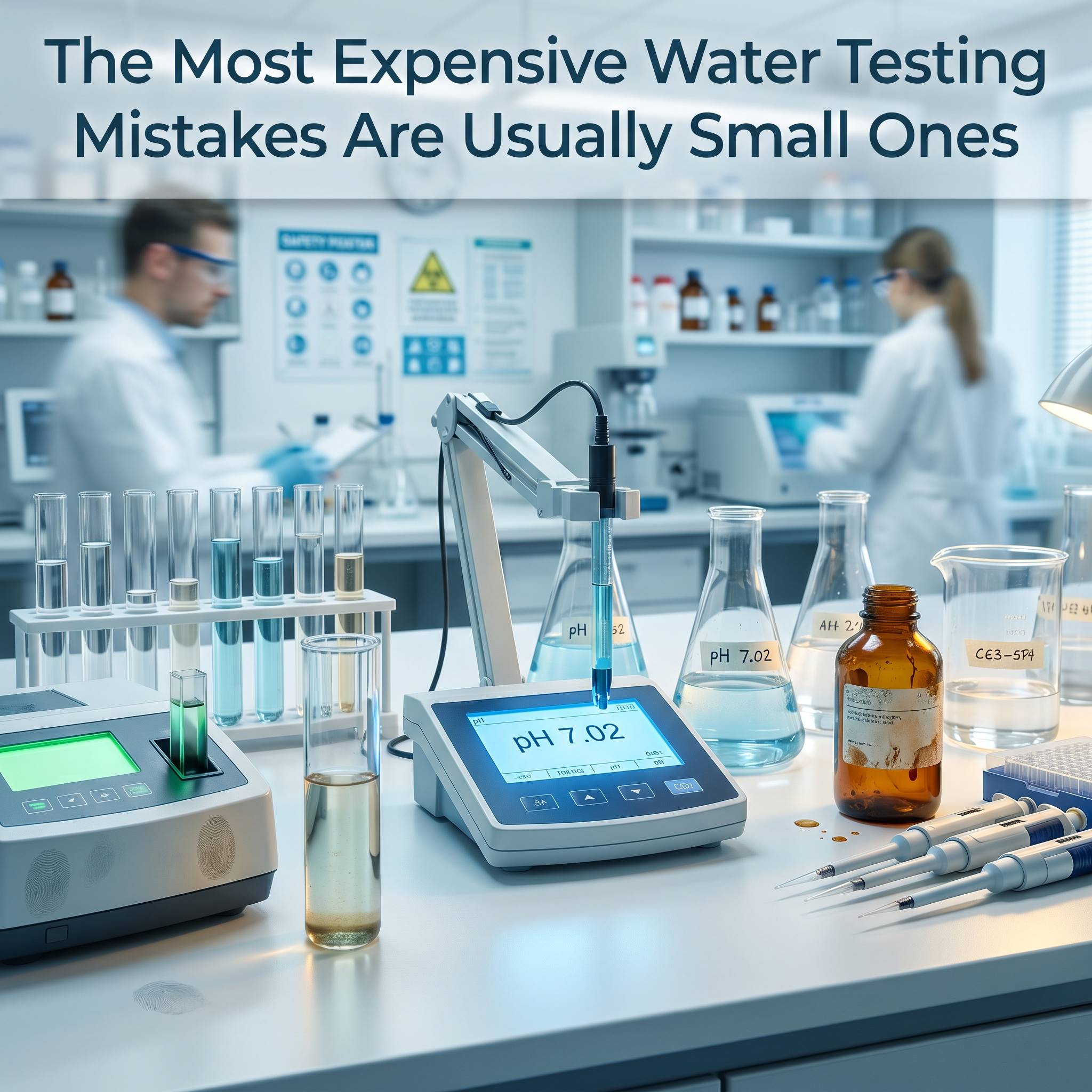 The Most Expensive Water Testing Mistakes Are Usually Small Ones