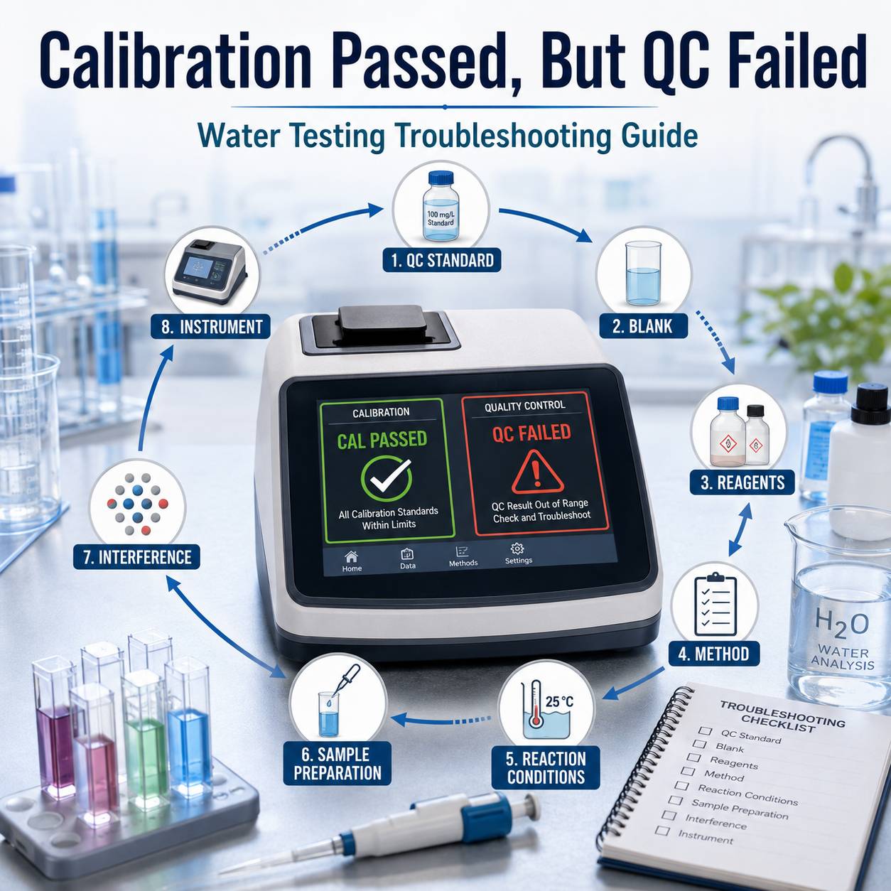 Calibration Passed, But QC Failed-A Practical Troubleshooting Guide for Water Testing
